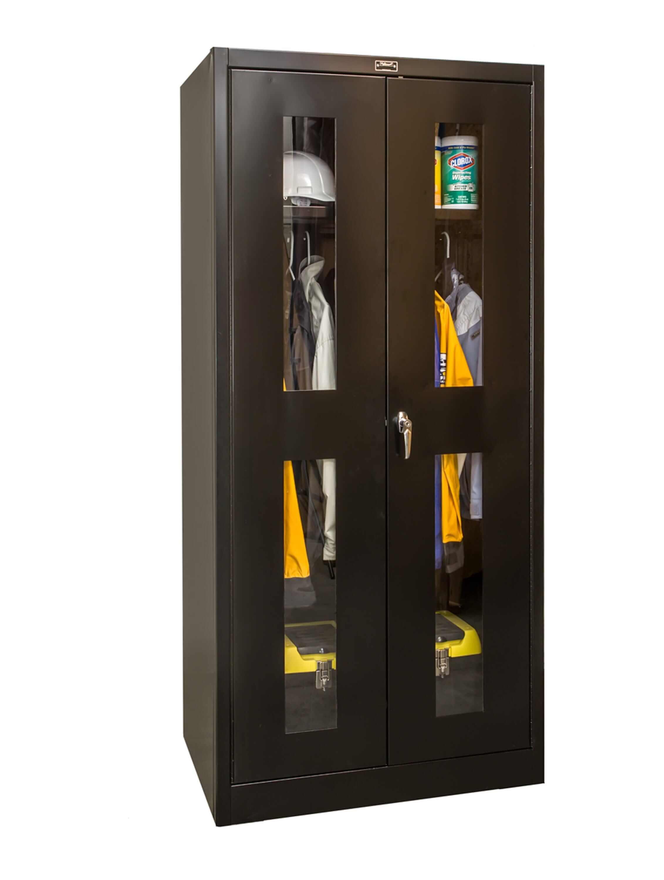 Hallowell 400 Series Commercial Wardrobe Metal Cabinets — Safety View Door YourLockerStore